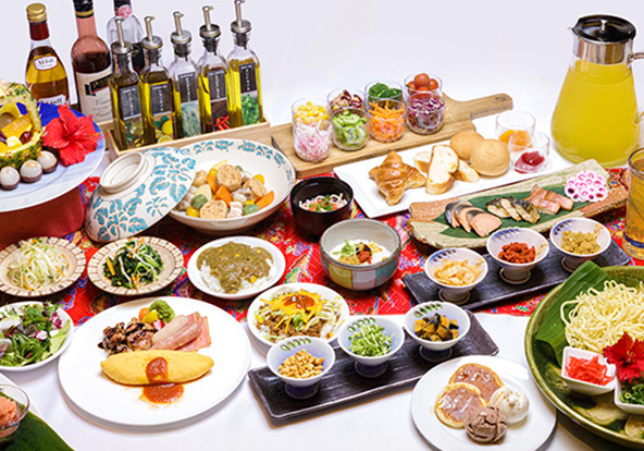 沖縄かりゆしビーチリゾート・オーシャンスパ THE DINING 暖琉満菜